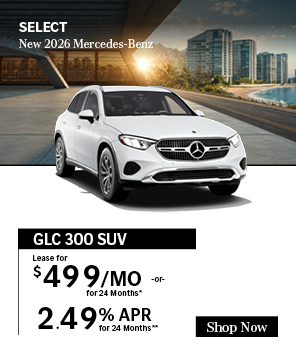 Special offer on 2026 Mercedes-Benz GLC Select New 2026 Mercedes-Benz GLC 300 SUV